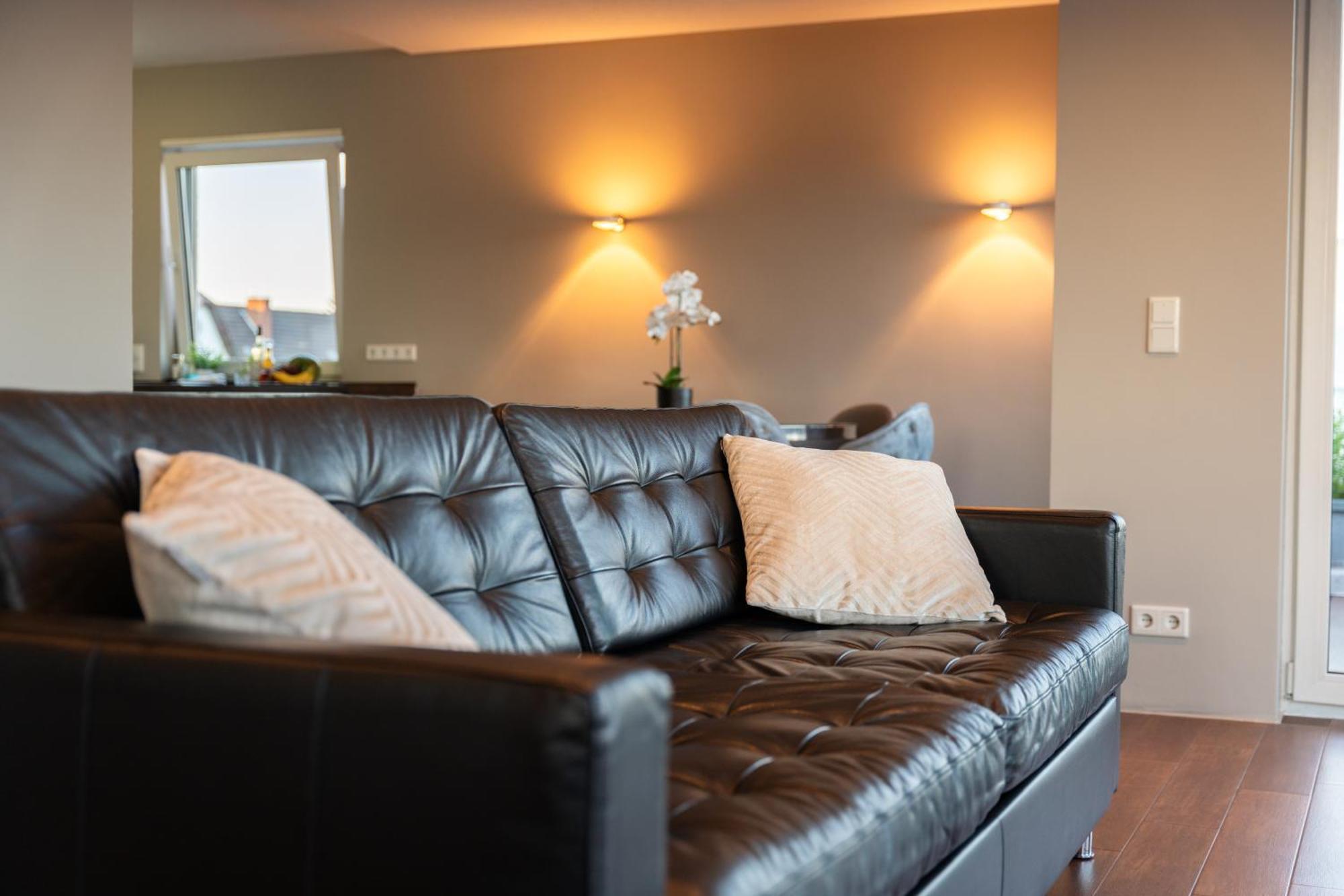 Penthouse Wohnung Mit Schoenem Moselblick In Metternich Koblenz  Luaran gambar