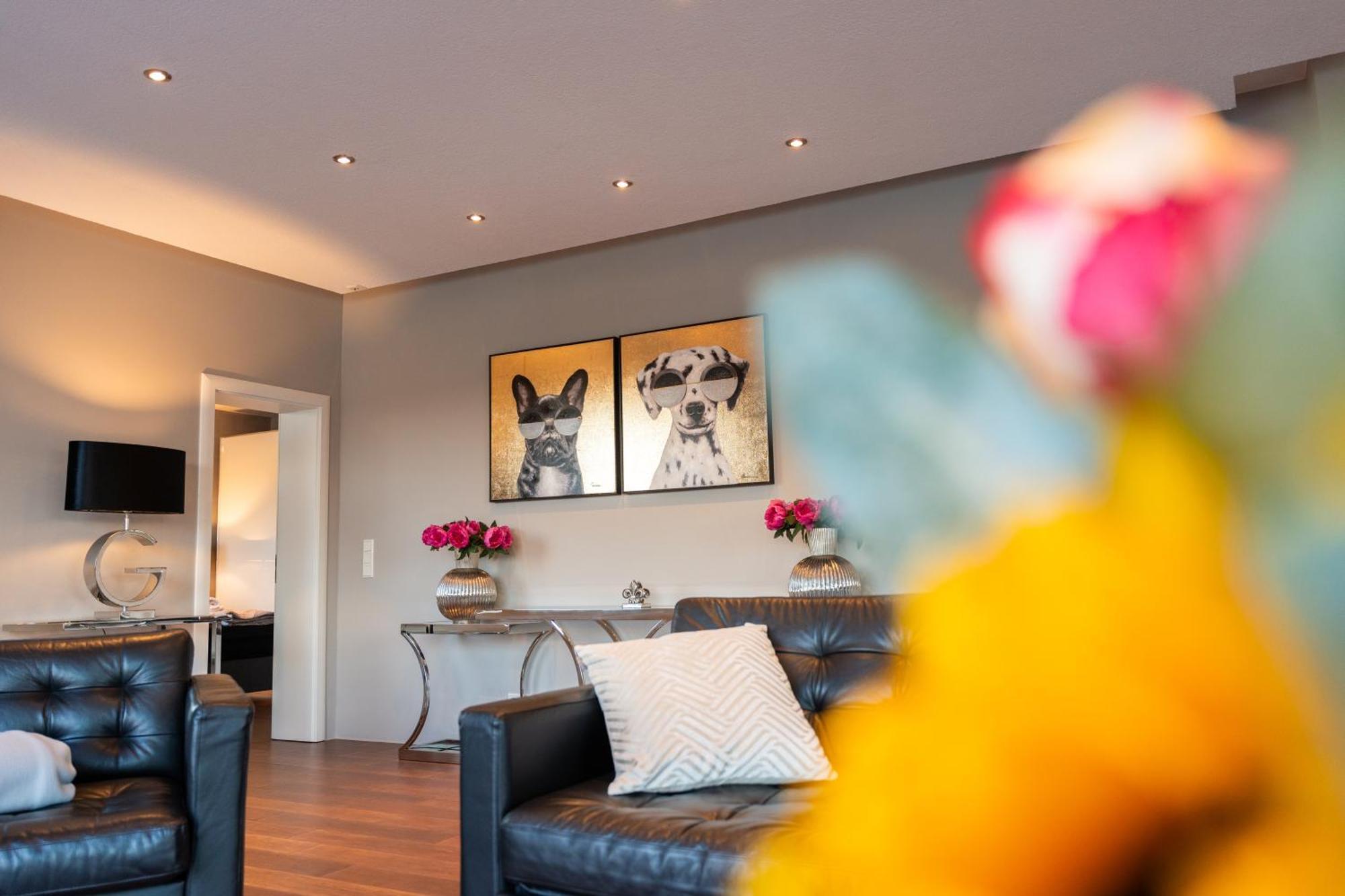 Penthouse Wohnung Mit Schoenem Moselblick In Metternich Koblenz  Luaran gambar